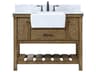Clement Driftwood 42" Vanity with Backsplash