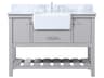 Clement Grey 48" Vanity with Backsplash