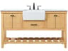 Clement Natural Wood 60" Vanity