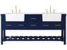 Clement Blue 72" Vanity