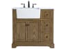 Franklin Bathroom Vanity 36 Inch Driftwood