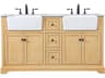 Franklin Natural Wood 60" Vanity