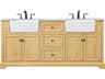 Franklin Natural Wood 72" Vanity