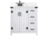 Grant White 32" Vanity with Backsplash