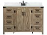 Grant Natural Oak 48" Vanity with Backsplash