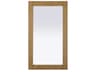 Norah Honey Teak Rectangular Wall Mirror