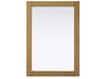Norah Honey Teak Rectangular Wall Mirror