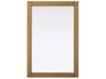 Norah Honey Teak Rectangular Wall Mirror