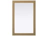 Norah Linen Oak Rectangular Wall Mirror
