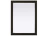 Norah Chocolate Oak Rectangular Wall Mirror