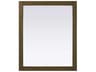 Norah Hazel Oak Rectangular Wall Mirror