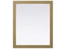 Norah Honey Brown Rectangular Wall Mirror