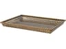Sirenuse S Rectangular Antique Brass Tray