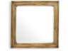 Magenta Square Mirror Vintage Brass