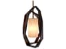Santos Double Chandelier Gunmetal Alabaster