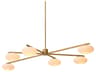 Evergreen Chandelier Large Antique Brass Modern