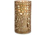 Dix Hurricane Lamp in Vintage Brass Finish