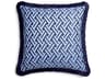 Doris L Blue Cushion