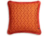 Doris L Orange Cushion