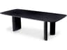 Harmonie Dining Table Black Veneer Modern