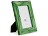 Harvard S Straw Marquetry Green Picture Frame