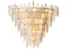 Rhombus L Antique Brass Chandelier