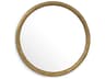 Salvi Round Vintage Brass Mirror