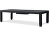 Rectangular Wood Charcoal Grey Oak Veneer Dining Table