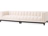 Ditmar Boucle Cream Black Base Upholstered Sofa