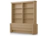 Metropolitan Oak Wood Natural Veneer Display Cabinet