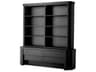 Metropolitan Oak Wood Natural Veneer Display Cabinet