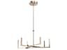 Priam 6-Light Polished Nickel LED Linear Chandelier