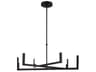 Priam 6-Light Matte Black Linear Chandelier