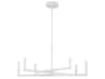 Priam 6-Light White Linear Chandelier