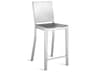 Hudson Brushed Aluminum Counter Stool