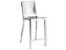 Hudson Polished Aluminum Counter Stool