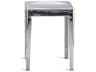 Polished Aluminum 18'' High Stool