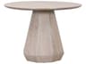 Coulter Round Wood Natural Gray Ash Dining Table