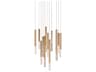 Diaphane 12-Light Gold Linear Pendant