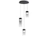 Highball 3-Light Gunmetal Cylinder Mini Pendant