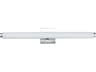 Soprano 1-Light Polished Chrome White Glass LED Vanity Light