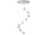 Rhythm 9-Light Polished Chrome Globe Pendant