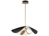 Carmen 2-Light Black Gold LED Pendant