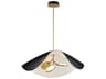 Carmen 3-Light Black Gold LED Pendant