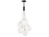 Burst 9-Light Black Globe Pendant