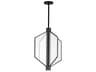 Telstar 4-Light Black LED Linear Pendant