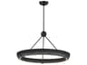 Geist Black Round Pendant