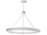 Geist 1-Light Textured White Round Pendant