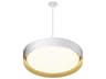 Echo 1-Light White Gold LED Pendant