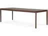 Bok Teak Dining Table Brown Varnished